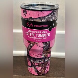 Realtree 30 Insulated Stainless Steel,slider top,Double Wall Coffee Tumbler,Camo